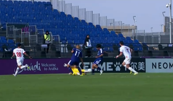 奇异果体育足球直播-U23亚洲杯争议判罚！日本队点球被取消，VAR介入，约旦逃过一劫